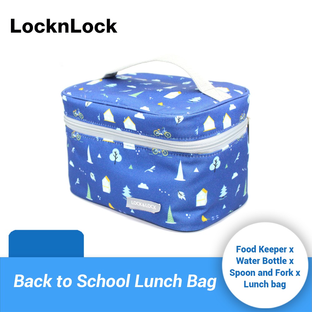 Lock and Lock Back to School Lunch Bag HPL815CN Shopee Philippines