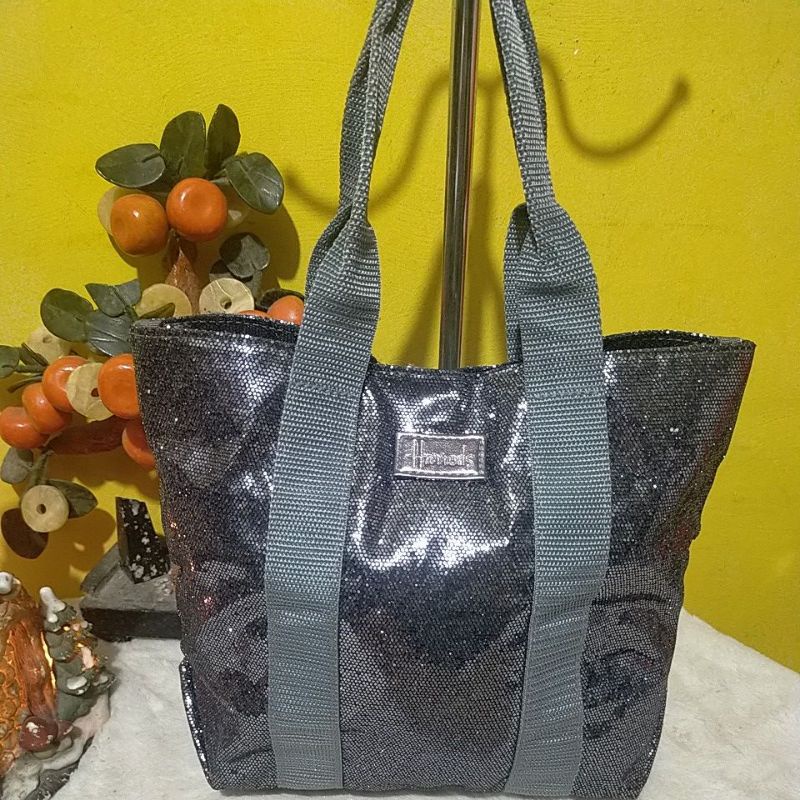 HARRODS MINI SILVER SHOPPERS BAG Shopee Philippines