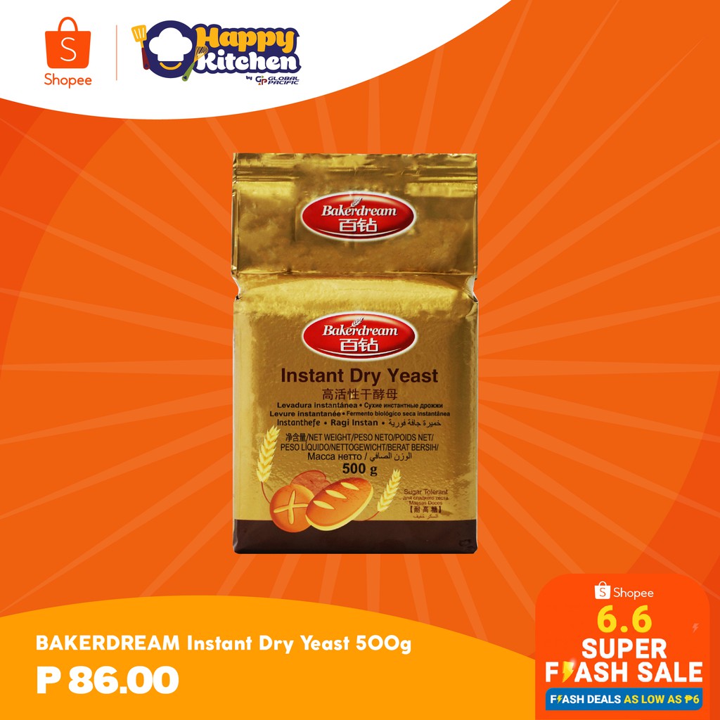 Bakerdream Instant Dry Yeast 500g Shopee Philippines