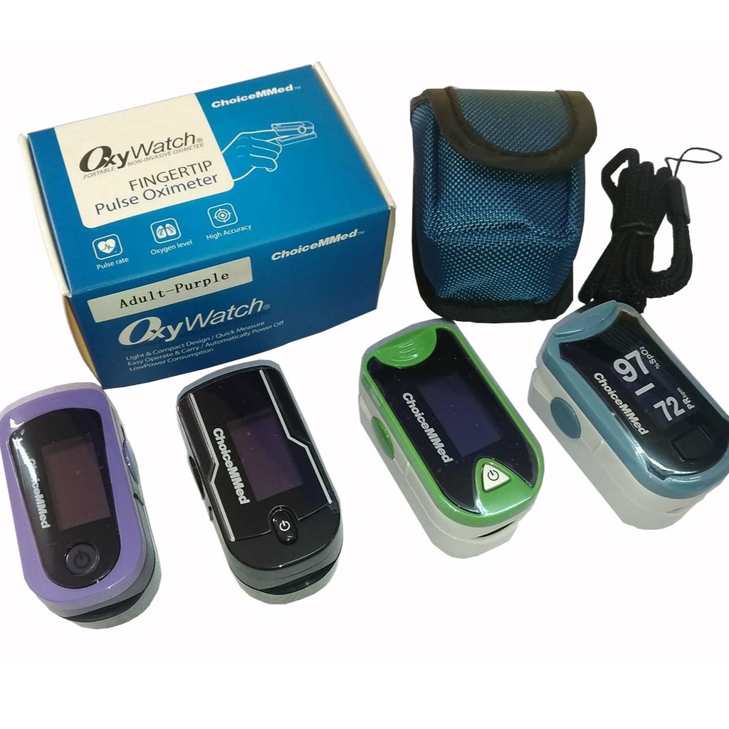 CHOICEMMED Adult Pulse Oximeter with Jelly Case Shopee Philippines
