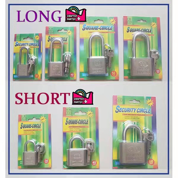 Security Heavyduty Padlock Stainless Steel AntiTheft House Lock