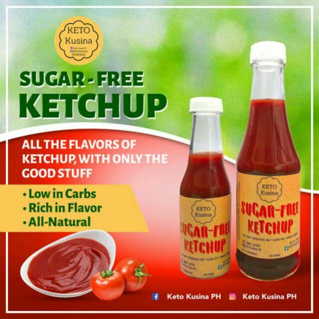 SugarFree LowCarb Ketchup Shopee Philippines