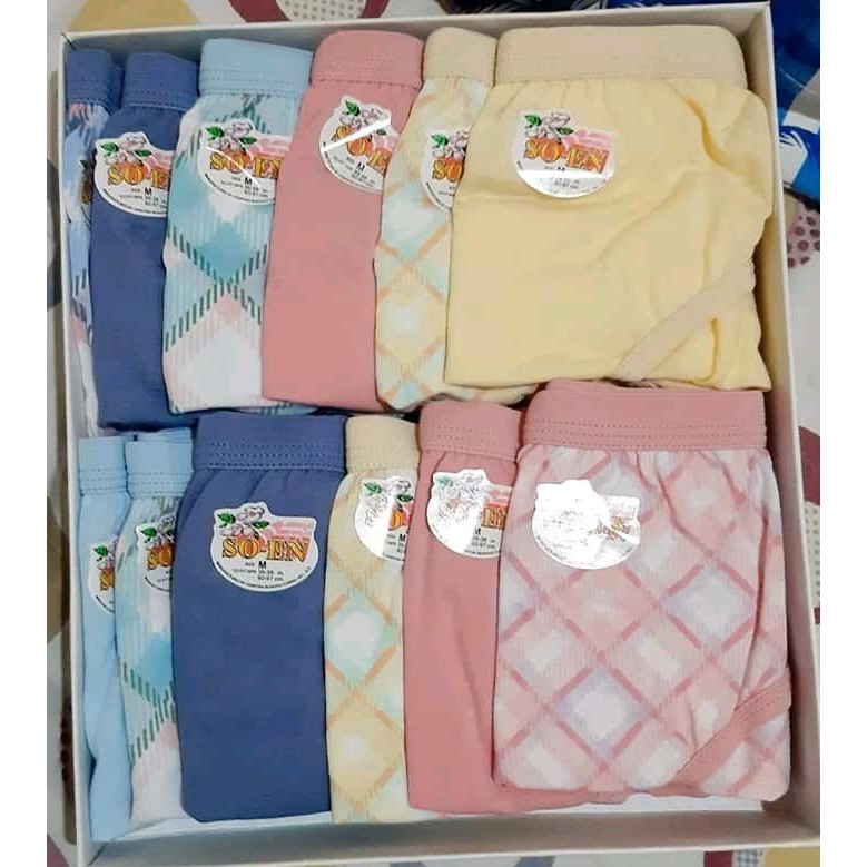100 ORIGINAL SOEN ADULT PRINTED PANTY/BIKINI Women's Shopee Philippines