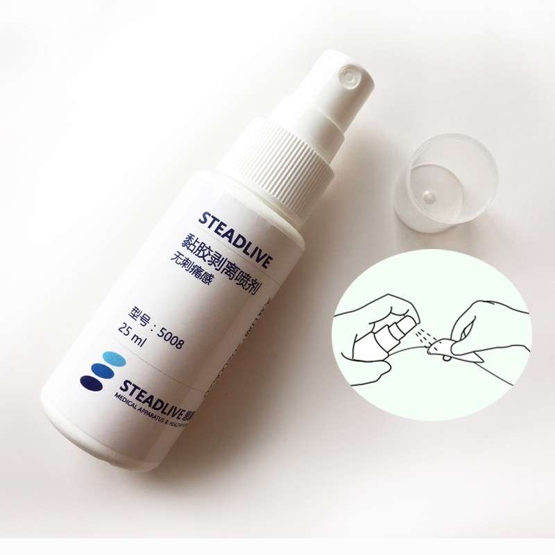 25ml Ostomy Adhesive Wipeoff Spray, be match with all kinds of