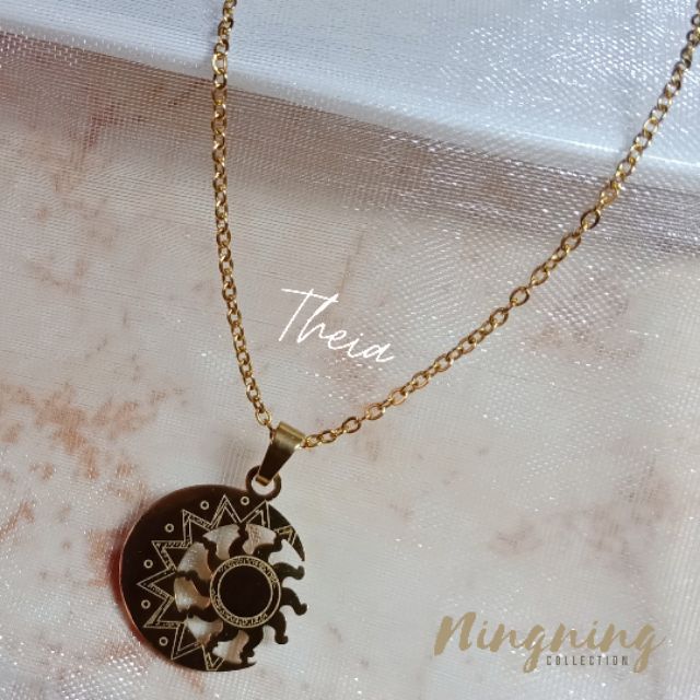 Gold plated necklace non tarnish gold necklace jewelry Shopee Philippines