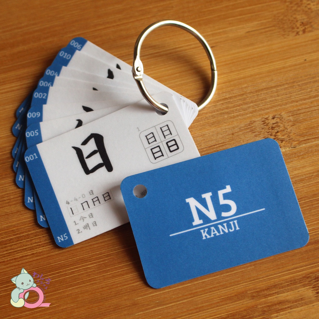 N5 Kanji Flashcards Japanese 日本語 Shopee Philippines