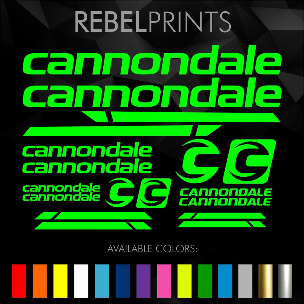 CANNONDALE Sticker Decal for Mountain Bike/Road Bike Shopee Philippines