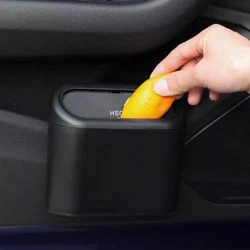 Car Trash Bin Hanging Car Door Trash Can Bin Vehicle Garbage Dust Case