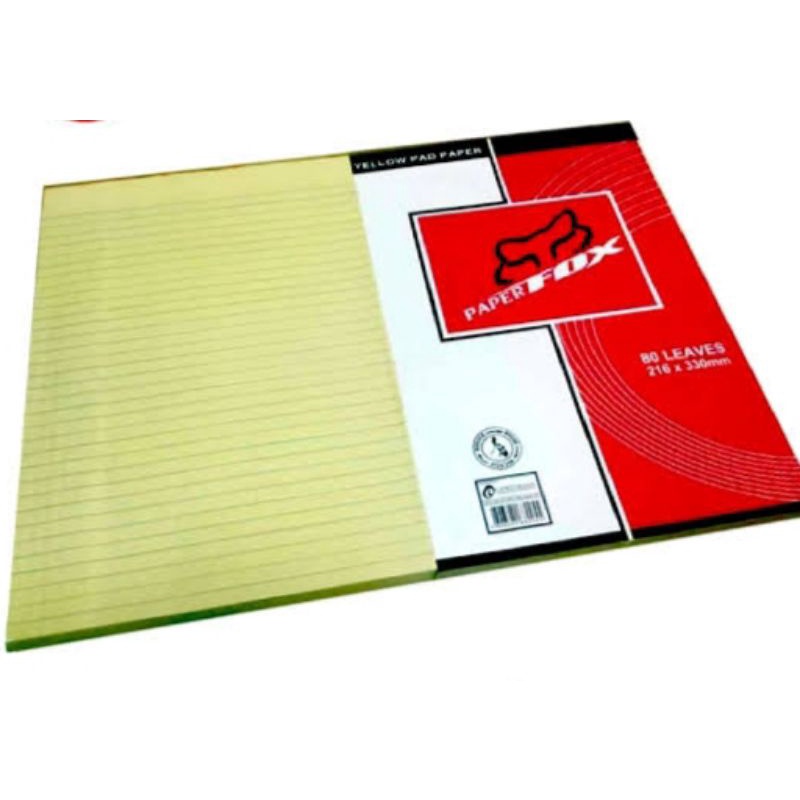 Yellow Pad paper 80 leaves 40gsm Shopee Philippines