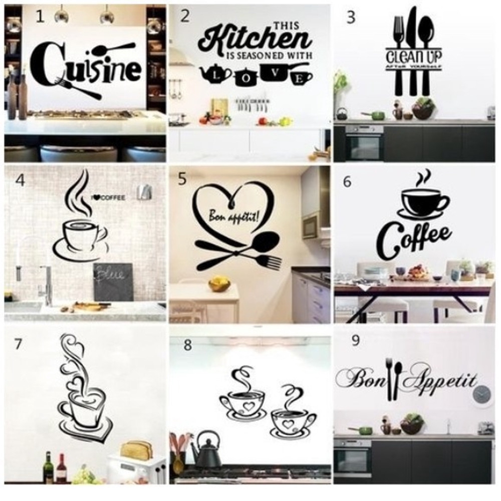 Kitchen Wall Sticker Home Decor Wallpaper Shopee Philippines