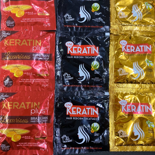 Uni Keratin Hair Treatment 20g by 6 Shopee Philippines