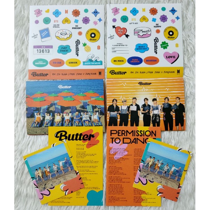 BTS BUTTER ALBUM INCLUSIONS (official, ready to ship, onhand