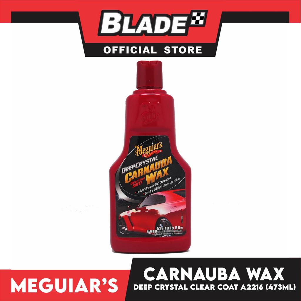 Meguiar's Deep Crystal Carnauba Wax A2216 473mL Shopee Philippines
