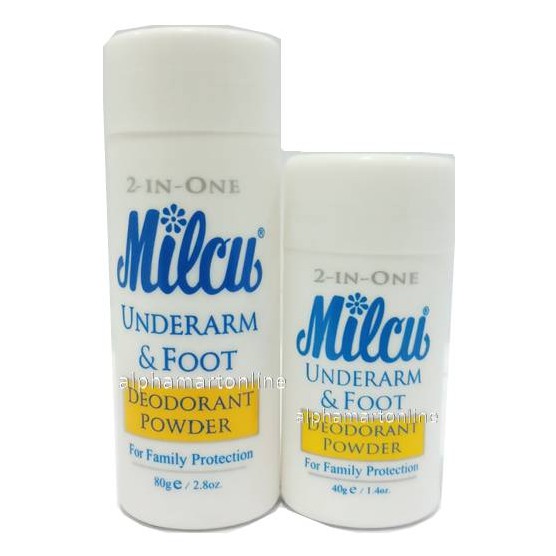 Milcu Deodorant Powder 40g/80g Shopee Philippines