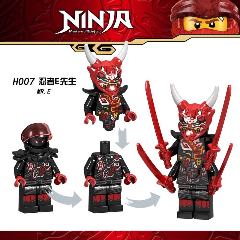 Lego Minifigures Ninja Puzzle Building Block Toy Shopee