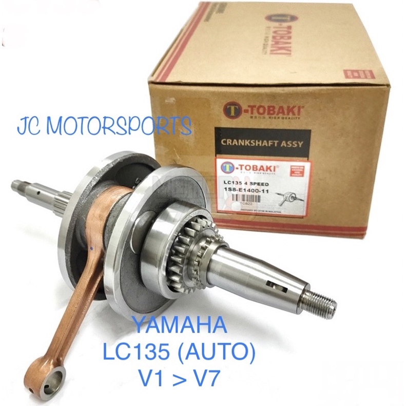 TOBAKI CRANKSHAFT STANDARD YAMAHA LC135 4S LC4S AUTO CLUTCH V1 V2 V3