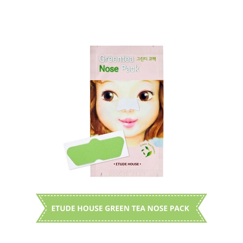 Etude Green Tea Nose Pack (1 Sheet) Shopee Philippines