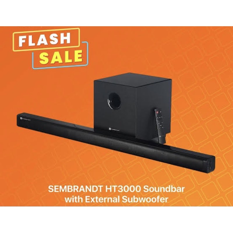 Sembrandt HT3000 Soundbar with subwoofer Shopee Philippines