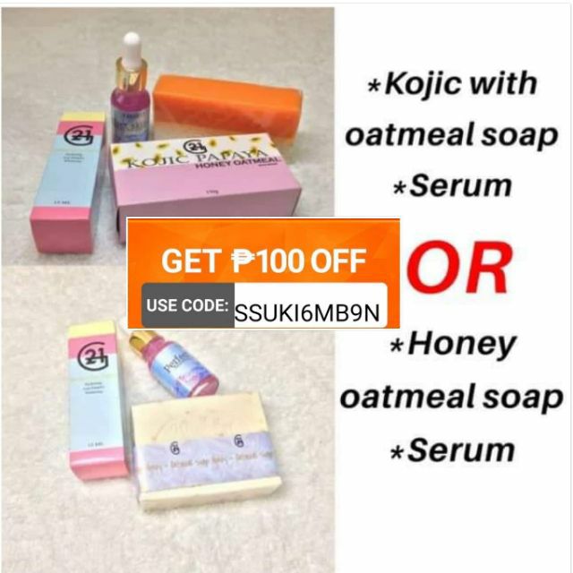 G21 SOAP + SERUM (Suki Code SSVANI0000) Shopee Philippines