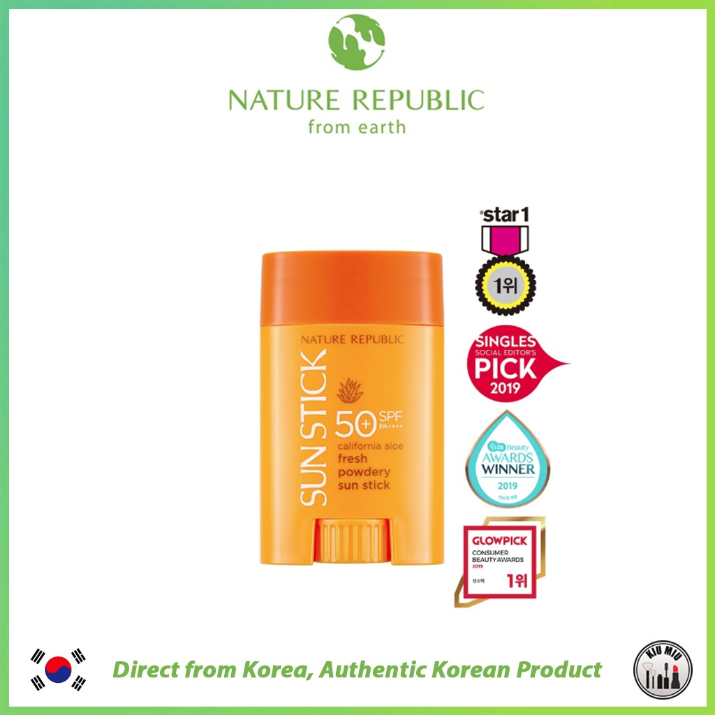 NATURE REPUBLIC CALIFORNIA ALOE FRESH POWDERY SUN STICK