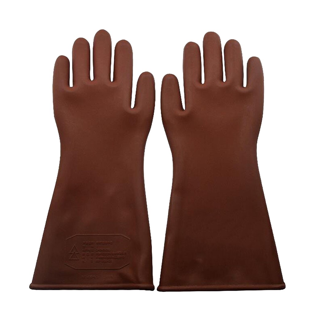 Insulated 12kv High Voltage Electrical Insulating Gloves