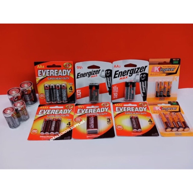 EVEREADY, ENERGIZER BATTERY PRICE PER PACK Shopee Philippines