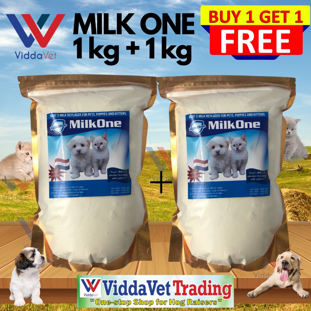 BUT 1 TAKE 1 MILK ONE 1 kg + 1 kg kitten milk dog milk replacer cosi pet milk puppy milk puppy