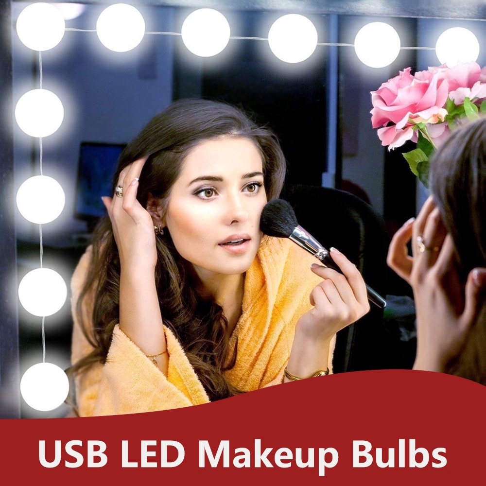 10 led lamp Vanity Mirror Lights Kit led Bulbs Lighting Fixture Strip