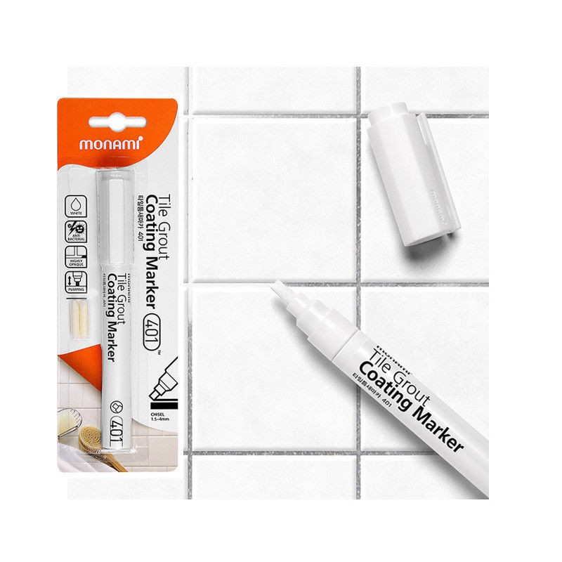 Monami Tile Grout Coating Marker 401 MONAMI Marker Tile Grout Coating