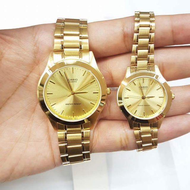 Casio Couple Watch Gold Shopee Philippines