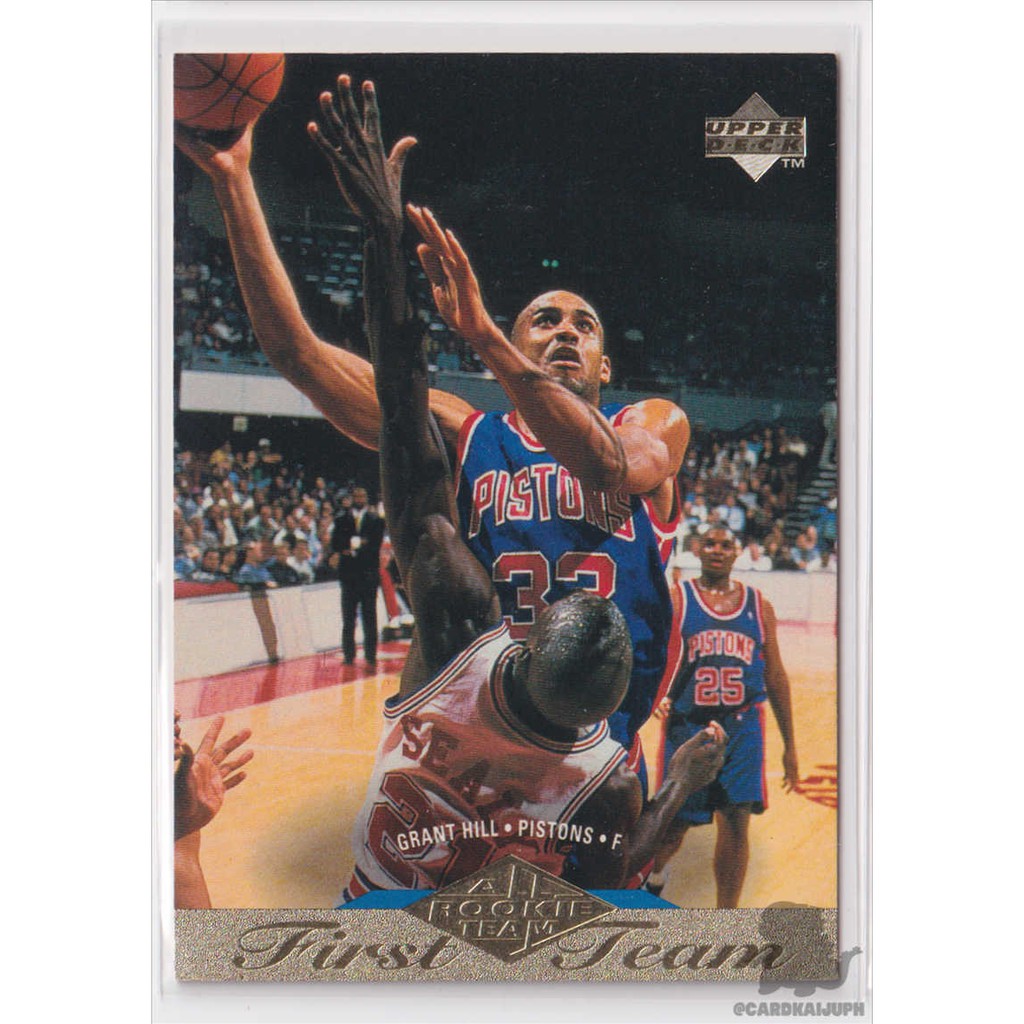 Grant Hill 156 199495 Upper Deck All Rookie First Team NBA Trading