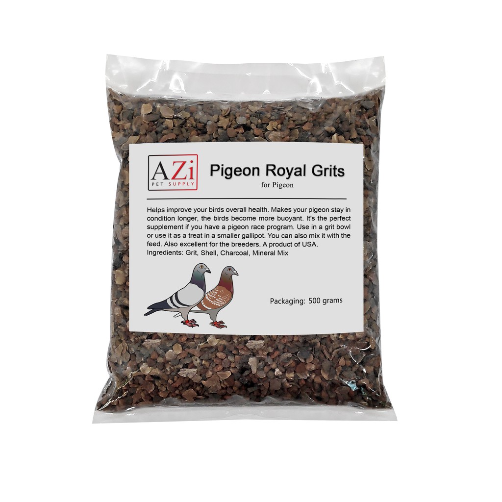 AZi Pigeon Royal Grits 500g Supplement for Pigeons and Birds Shopee