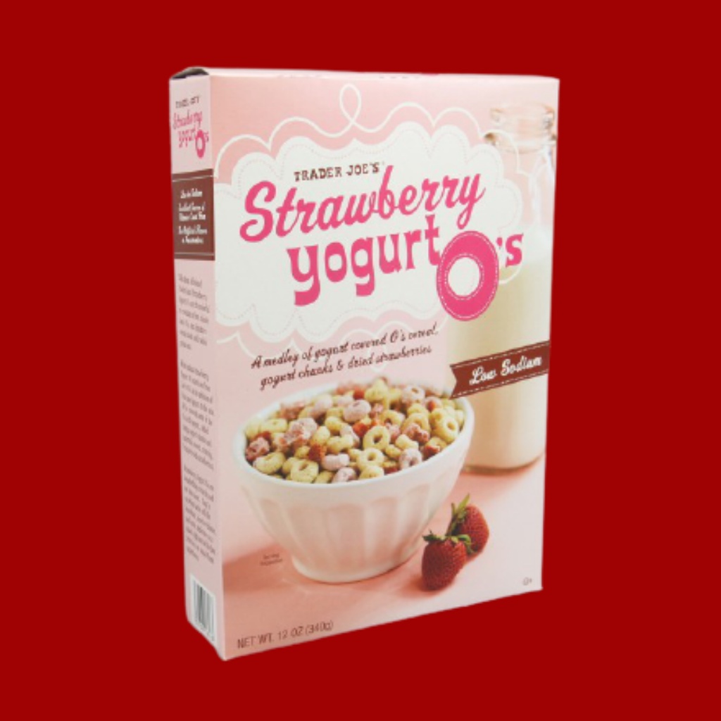 Trader Joe's Strawberry Yogurt O's Cereal (340g) Shopee Philippines