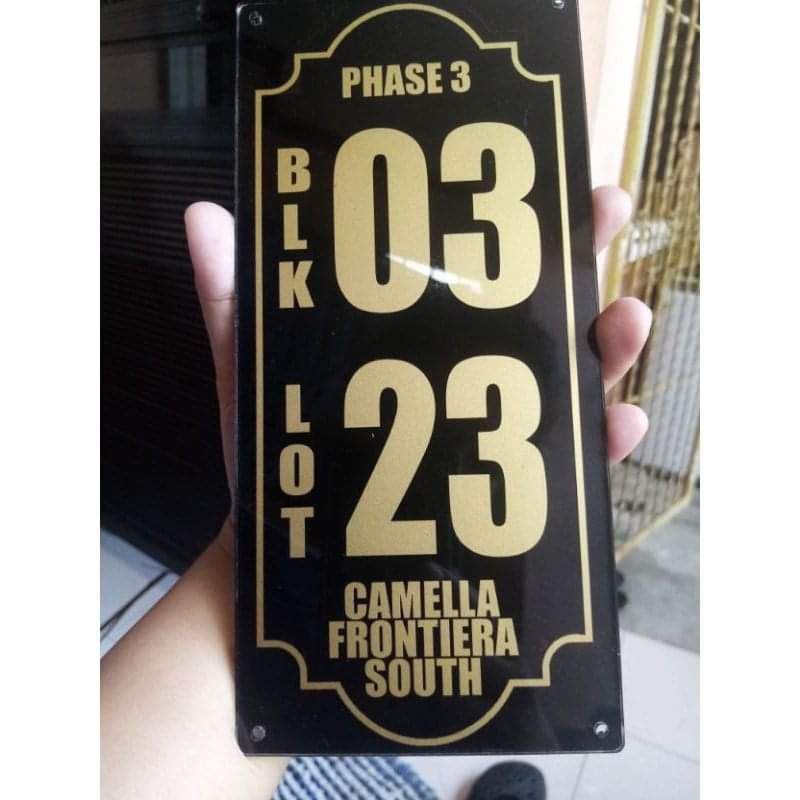 PERSONALIZED HOME ADDRESS PLATE Shopee Philippines