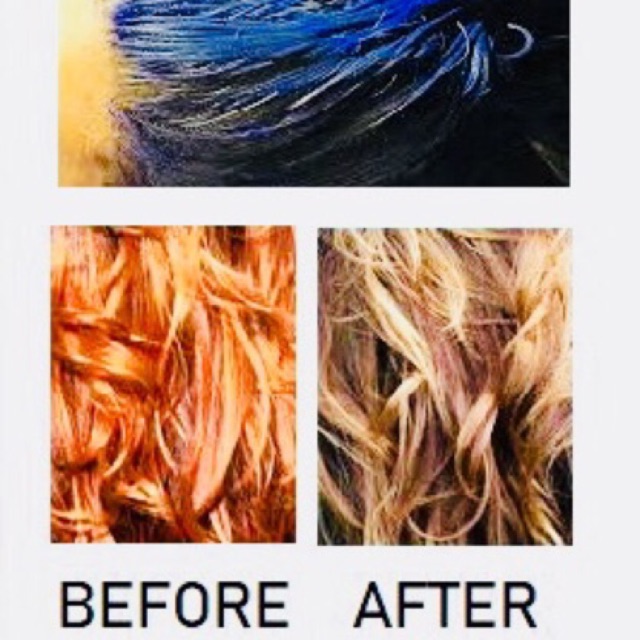 26 Best Pictures Blue Based Toner For Orange Hair Orange Yellow Hair