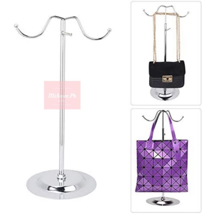 Bag Stand Holder Hanging Bags Display Desk Table Bag Organizer Shopee
