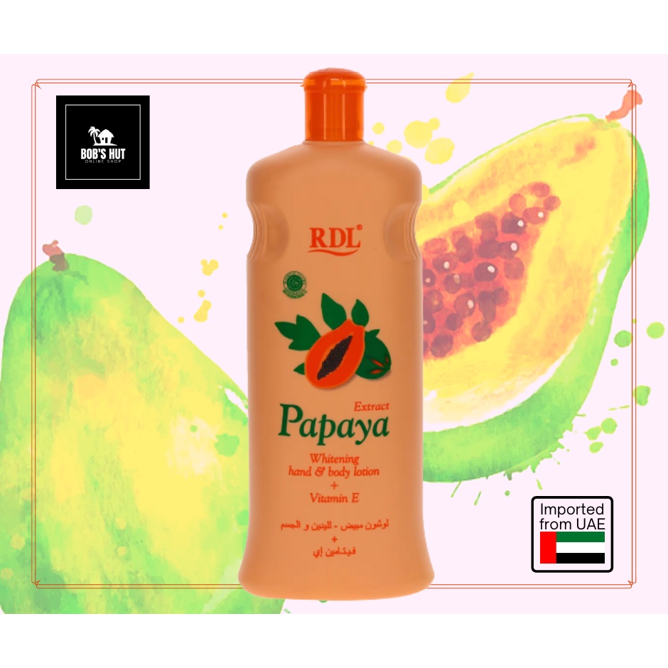 RDL Papaya Lotion 600 ml Authentic (Imported from UAE) Shopee Philippines