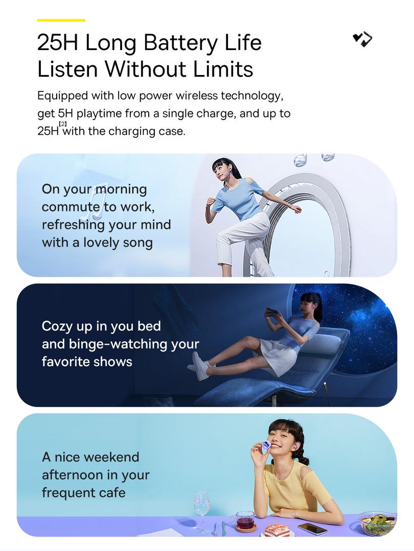 Buy 1 Take 1 Free Storage case WM02 TWS Bluetooth Wireless Earphones