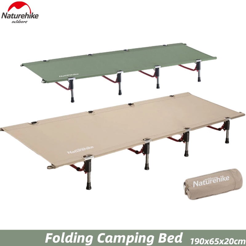 Naturehike New Ultralight Strong Foldable Camping Cot High Low Both Use