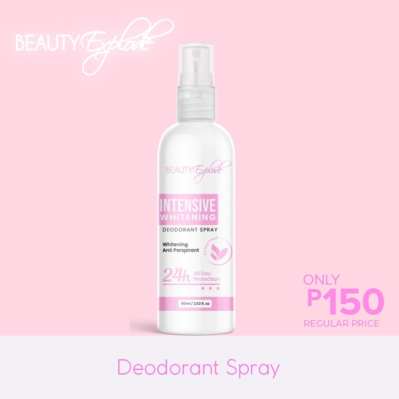 Beauty Explode Intensive Whitening Deodorant Spray Shopee Philippines