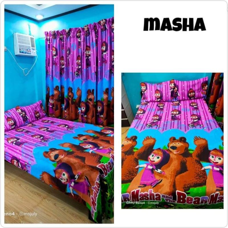 Canadian Bedsheet with 2 Large Pillow case 3n1 ( SINGLE DOUBLE KING