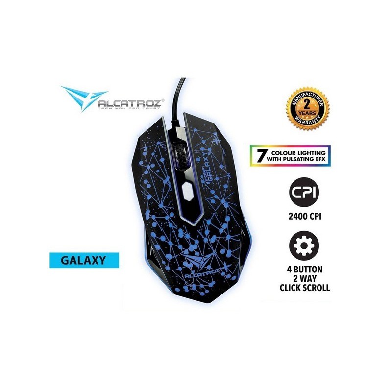 Alcatroz XCraft Galaxy 7 Colour Lighting with Pulsating EFX 2400 DPI