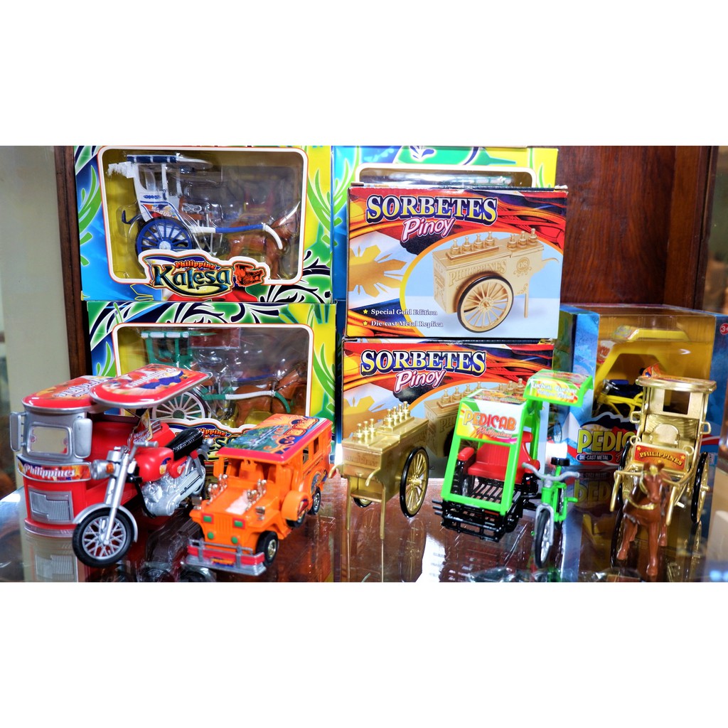 Philippine Souvenir Collectibles Jeep/kalesa/tricycle/Pedicab Shopee