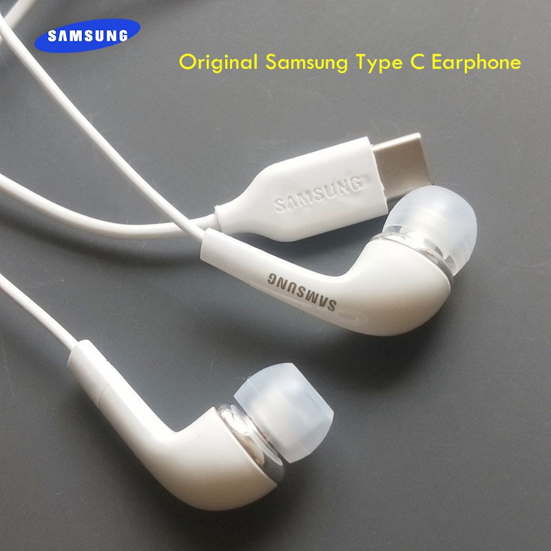 Original Samsung Type C Earphones Inear Wired Mic Volume Control USBC Headset for Galaxy Note