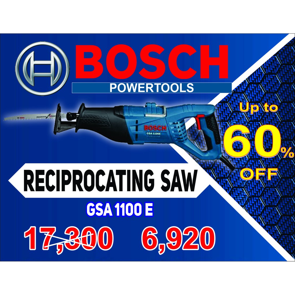 BOSCH RECIPROCATING SAW (GSA 1100E) Shopee Philippines