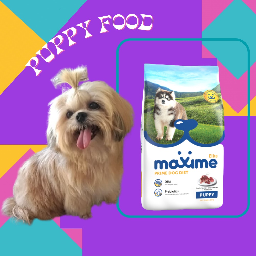 MAXIME ELITE DRY DOG FOOD PUPPY (BEEF, CHICKEN LIVER & MILK) (10KG
