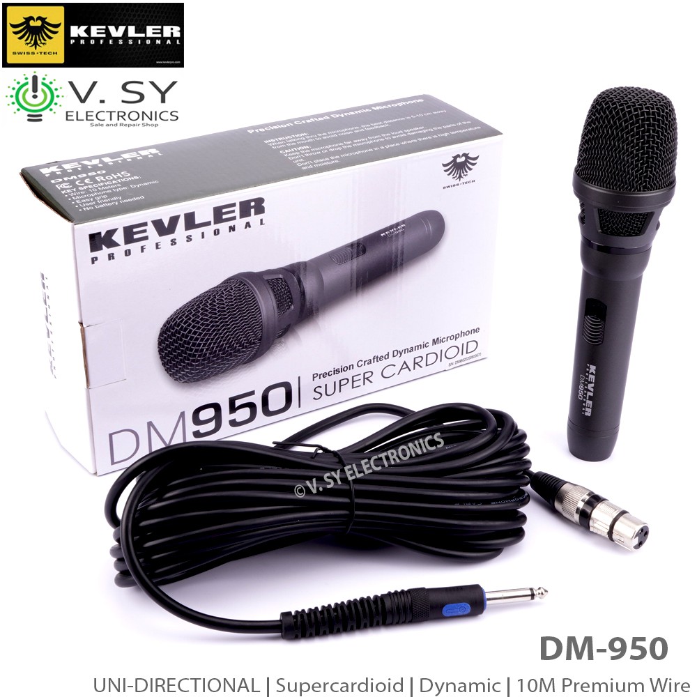 Original Kevler DM950 Premium Crafted Dynamic Supercardioid Microphone