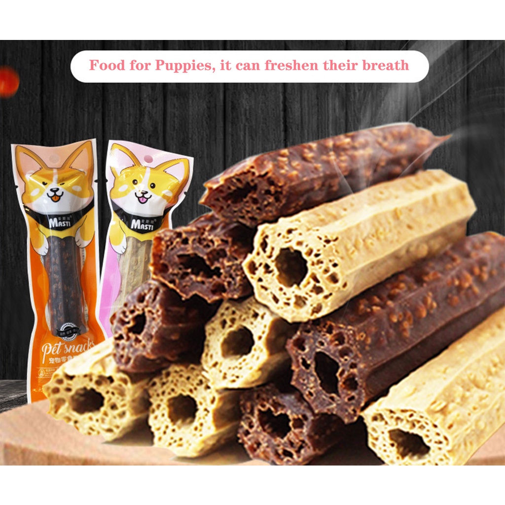 Dog Chews Toys Molar Healthy Teeth Chewing Cowhide Bones Pet Tooth Grinding Stick Shopee