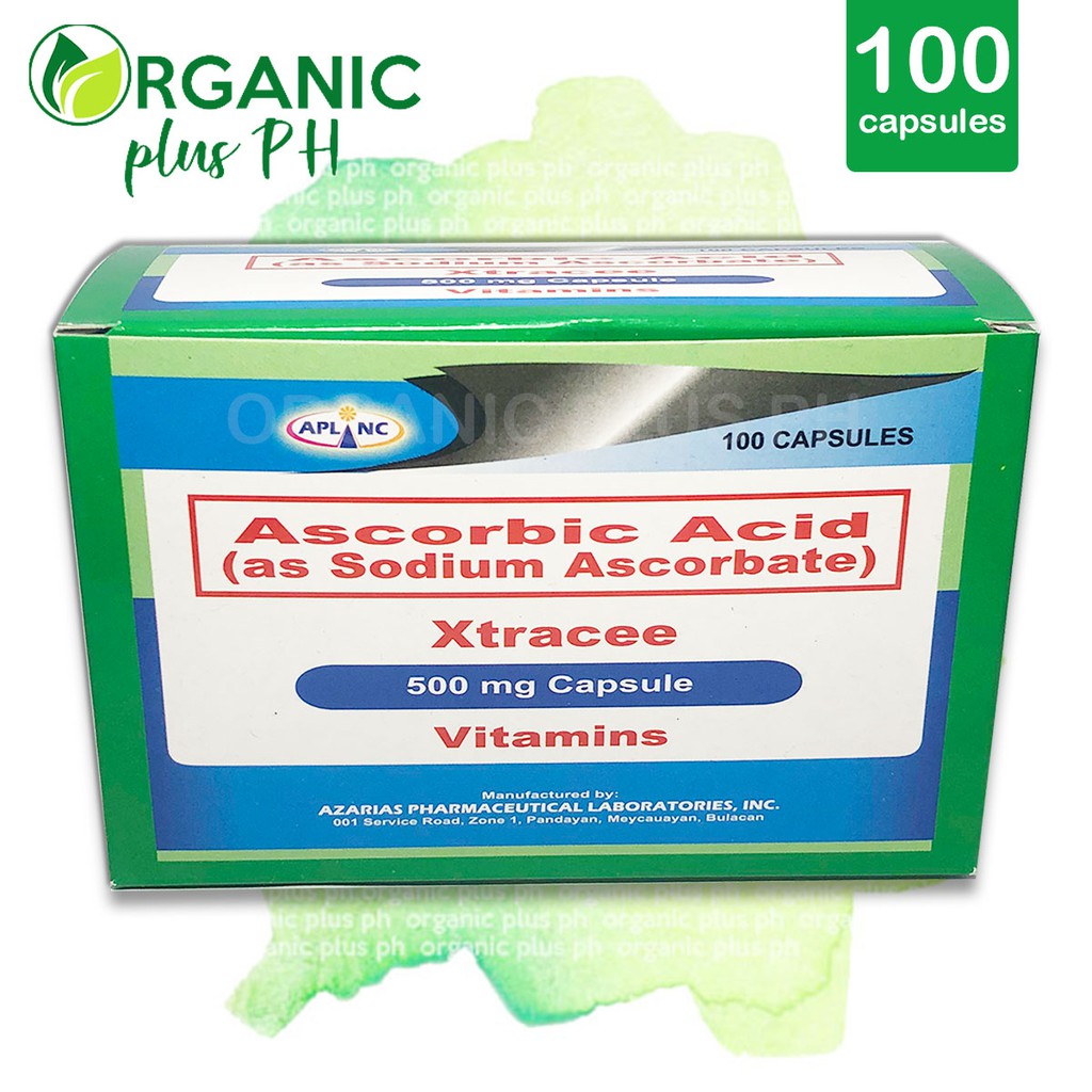 Xtracee Ascorbic Acid as Sodium Ascorbate 100 Capsules Immune Booster