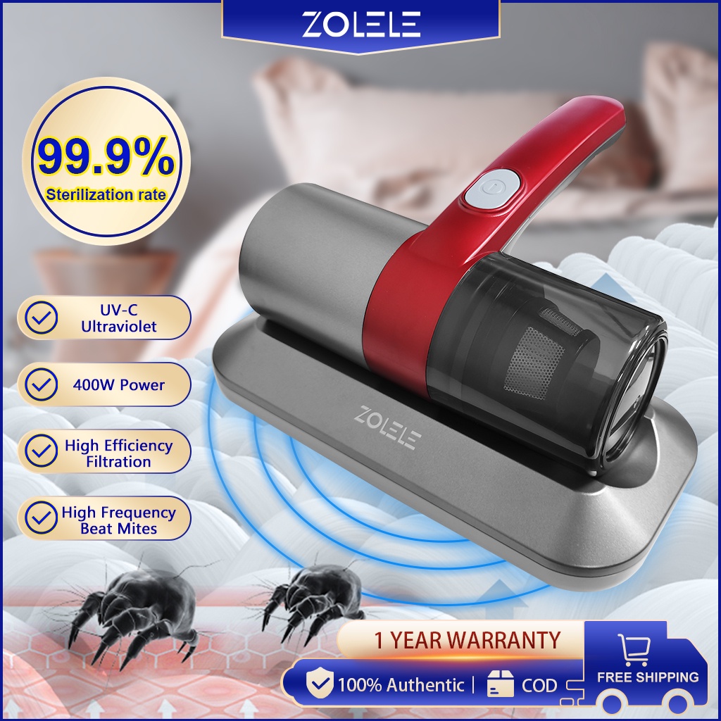 ZOLELE Dust Mite Vacuum Cleaner Bed Vacuum Cleaner UVC Sterilization